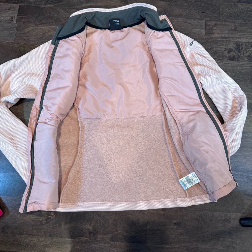 Spyder Nova Full Zip Hybrid Light Pink Quilted Jacket, Size S/P/P - Picture 12 of 13